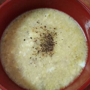 卵とじの中華スープ